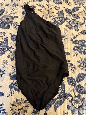 Summersalt Black Sidestroke Swimsuit - 14LT